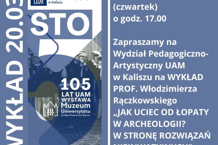 Wykład w Kaliszu! 20.03.2025 r. godz. 17.00