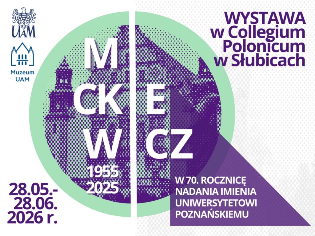 fasada Auli UAM i pomnik Adama Mickiewicza